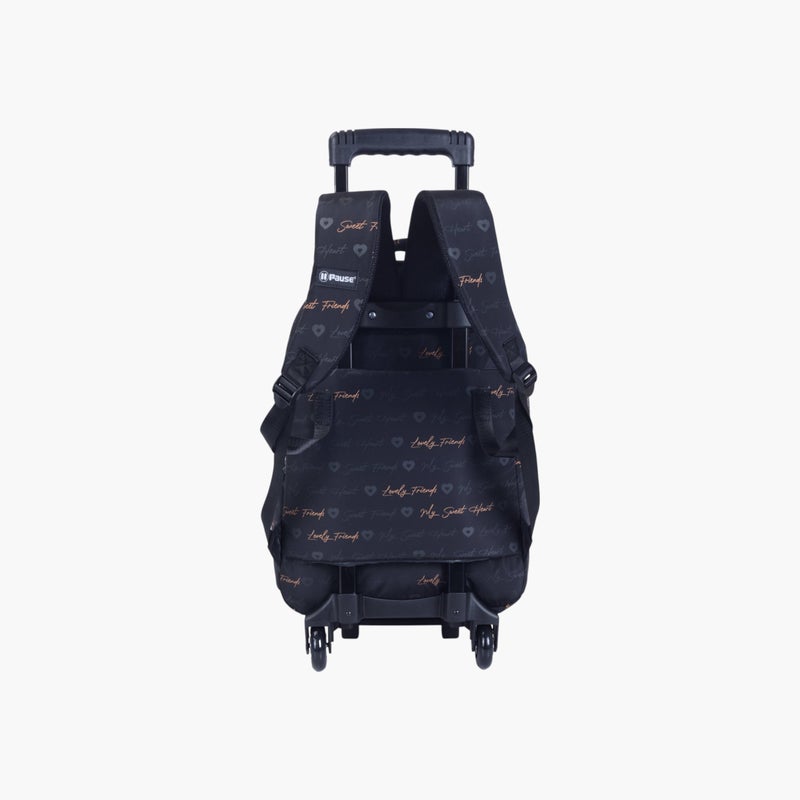 PAUSE Printed Trolley Backpack for Kids - Image 4